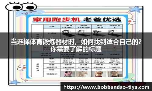当选择体育锻炼器材时，如何找到适合自己的？你需要了解的标题